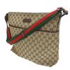 Used GUCCI Shoulder Bag 189751 Schlie Line GG Canvas Beige Casual