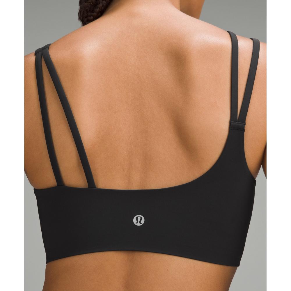 Lululemon Soft Foam Cup Asymmetrical Bra  Light Support  D DD Cup Black