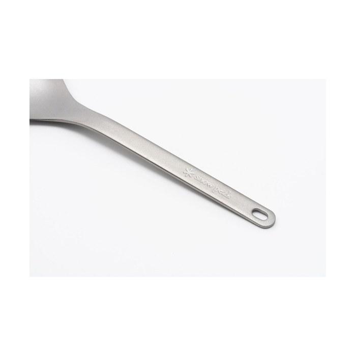 Snow Peak Recycled Titanium Pointed Spoon SCT-004RE. Silver.