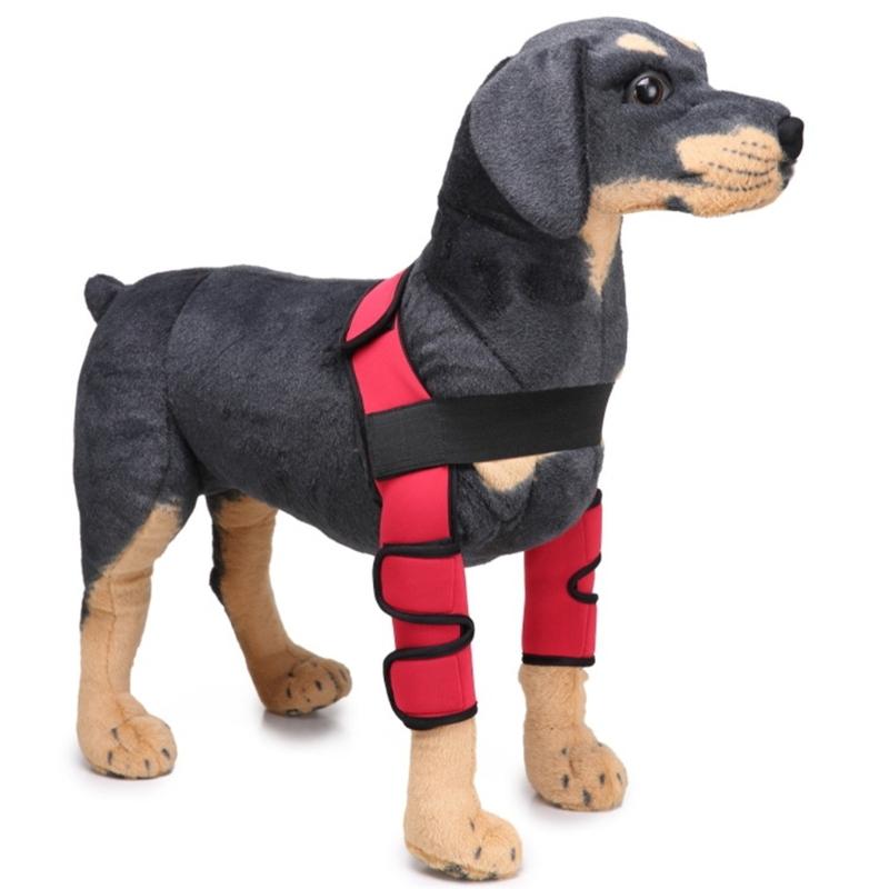 Dog Knee Guard Dog Elbow Sleeve Protector Dog Leg Brace Front Wrist Dog Knee Cover Anti Licking Wound Dog Recovery Leg C