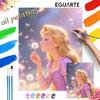 Rapunzel Digital Oil Painting Hand Painting Kit Diy Home Decoration.dandelion Theme.art for Living Room.canvas Wall Decor