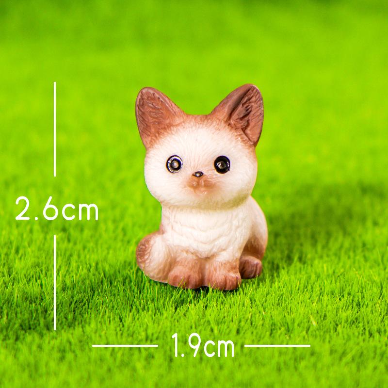 Micro-landscape Ornaments, Simulated Little Cats, Creative Car Home Desktop Resin Craft Decorative Small Ornaments