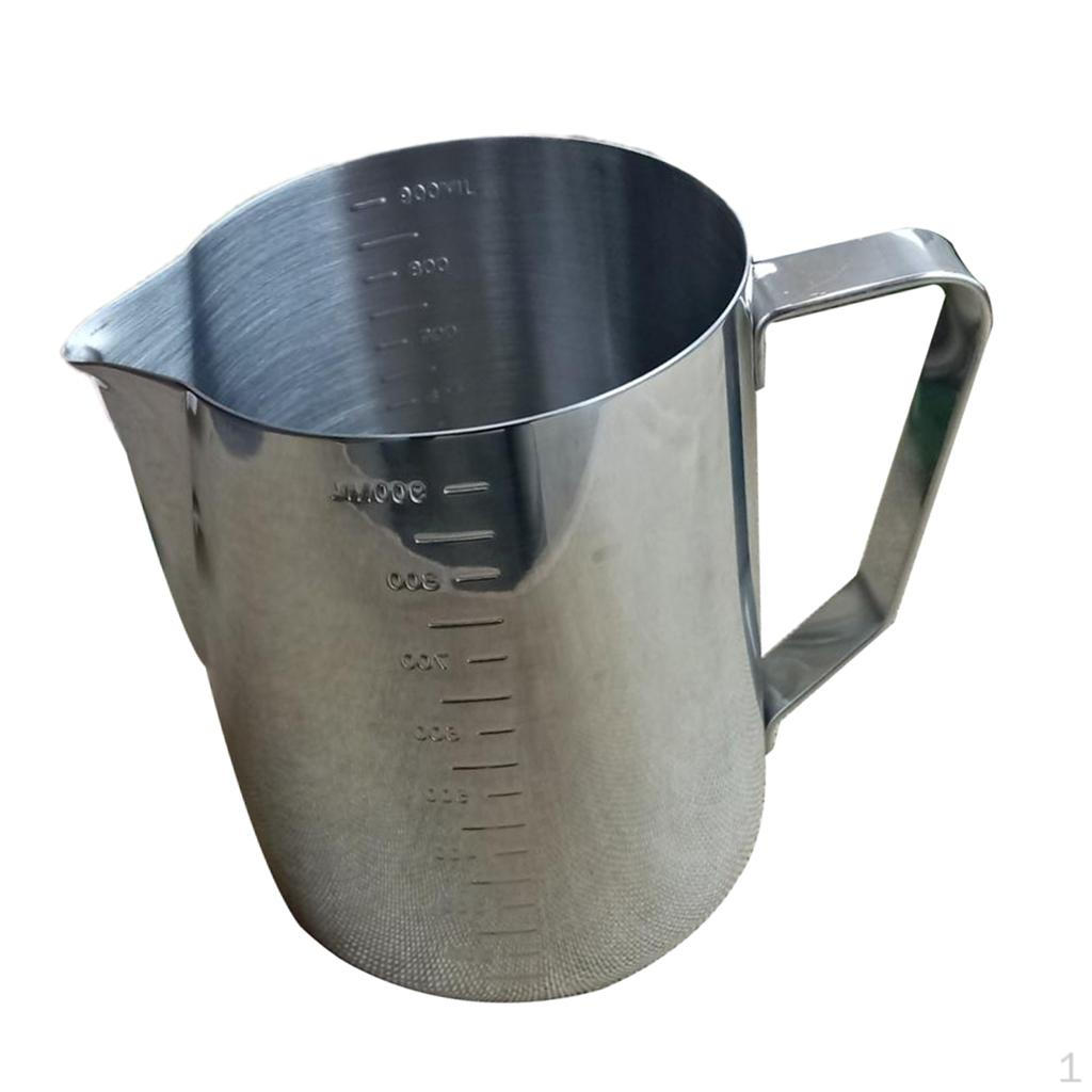 Candle Making Pouring Pot with Scales And Pourer, Stainless Steel Wax Melting Cup,