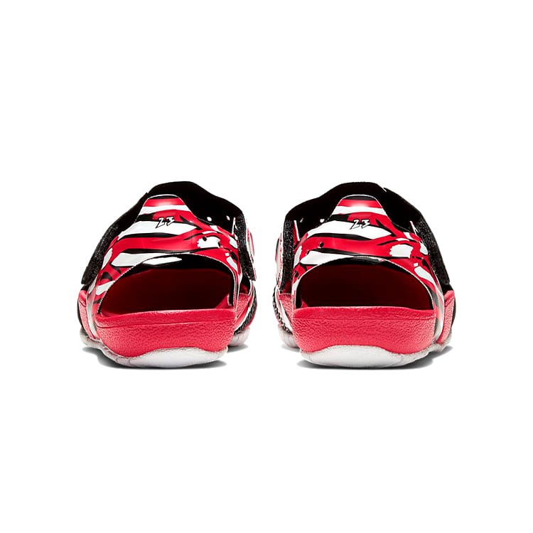 Jordan Zapatos para Bebés y Niños Pequeños con Cierre de Velcro y Gancho Negro Rojo Multicolor Infantil y para Niños Pequeños CI7850-016