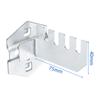 Stahl Wandmontierte Haken Lochplatte Haken Werkzeugaufbewahrungsregal Garage/Garten/Küche Organizer Hammer/Zangen/Spule/Säge/Schraubenschlüssel/Bänder