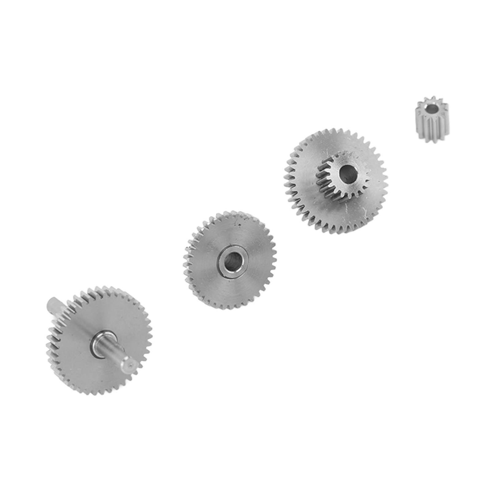 

RC Crawler Gear Set Stainless Steel Easy Installation Light Precise RC Transmission Gear for Traxxas TRX4M 1 18 Crawler