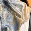 Szalik 100% Jedwab Damski Jedwab Morwowy Luksusowy Wysoka Jakość Kwadratowy Modny Nadruk Chustka do Włosów Chustka na Szyję Szal Damski Zawijki Hidżab Bandana Szaliki