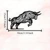Bold Bull Wall Art Metal Sculpture Rustproof Iron Decor Christmas Halloween Gift