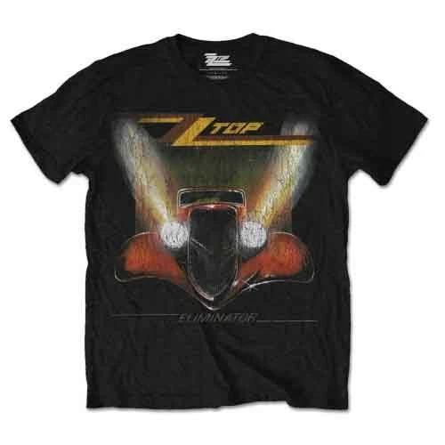 ZZ Top Eliminator T-Shirt Black New L