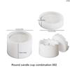 Silicone Cake Molds Resin Square Round Irregular Shape Storage Container Aroma Gypsum Candle Cup Silicone Mold