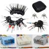 26Pcs Car Terminal Removal Repair Tools Electrical Wiring Crimp Connector Pin Extractor Kit Keys Automotive Plug Pullers