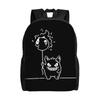 Fashion Pokemon Halloween Gengar Backpack Daypack  Mochila School Large Capacity Rucksack