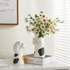 Kreative Vase Katzenpfoten-Figur Niedliche Tischdekoration für Wohnzimmer, Zuhause, Eingangsbereich, Fernsehzimmer, Büro, Blumenarrangement-Dekoration
