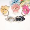 Creative Metal Phone Ring Holder Cartoon Cat Claw Finger Grip Stand Customizable