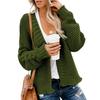Women's Casual Solid Color Knitted Cardigan Loose Long Coat Medium Size