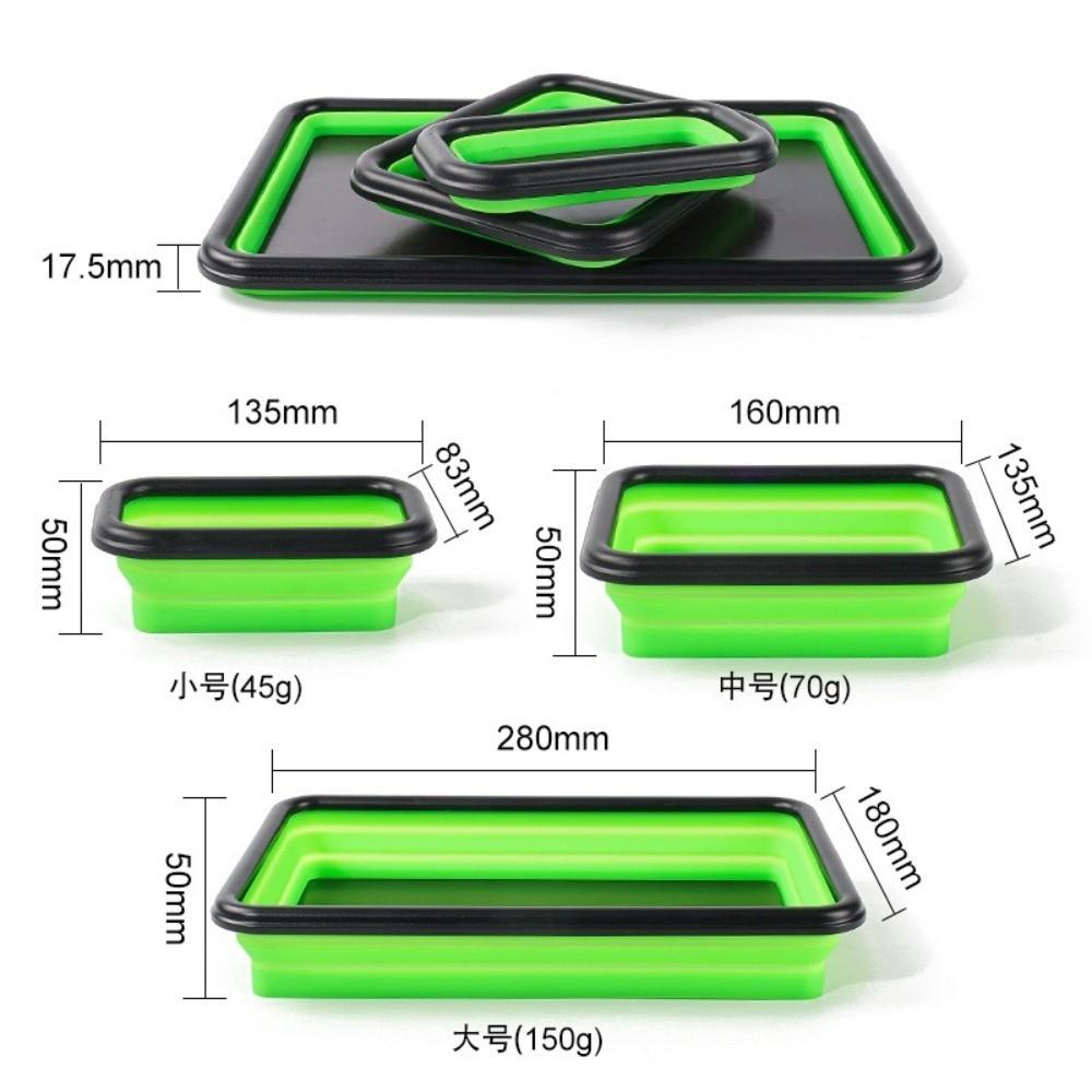 Square Shape Magnetic Parts Tray Rectangle Shape Magnetic Tool Organizer Car Repair