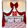 Large Red/Pink Plushie Bows Wedding Decoration Wall Decorating Ormanent For Event Planners Anniversary Celebration