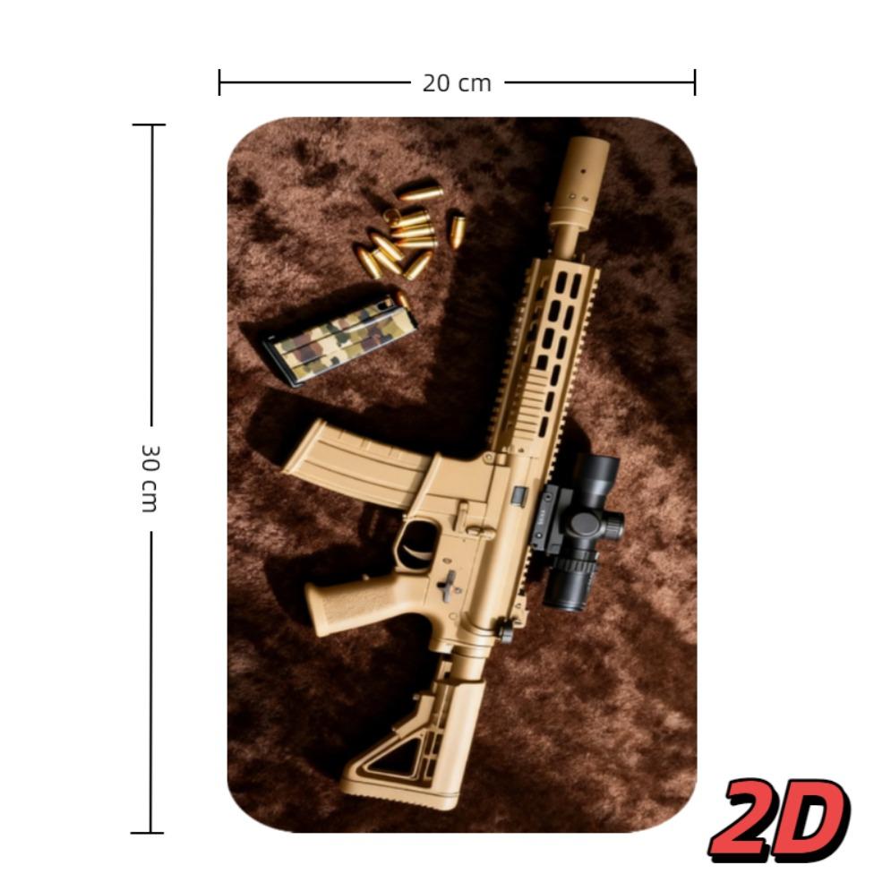 Винтажная металлическая жестяная табличка Военная Тактическая винтовка AR Патроны Настенное искусство Декор 20x30cm（7.8x11.8inch）