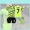 Children's Arsenal Away Green Football Kit Size 16-xxxl Polyester Fabric Suitable For All Seasons