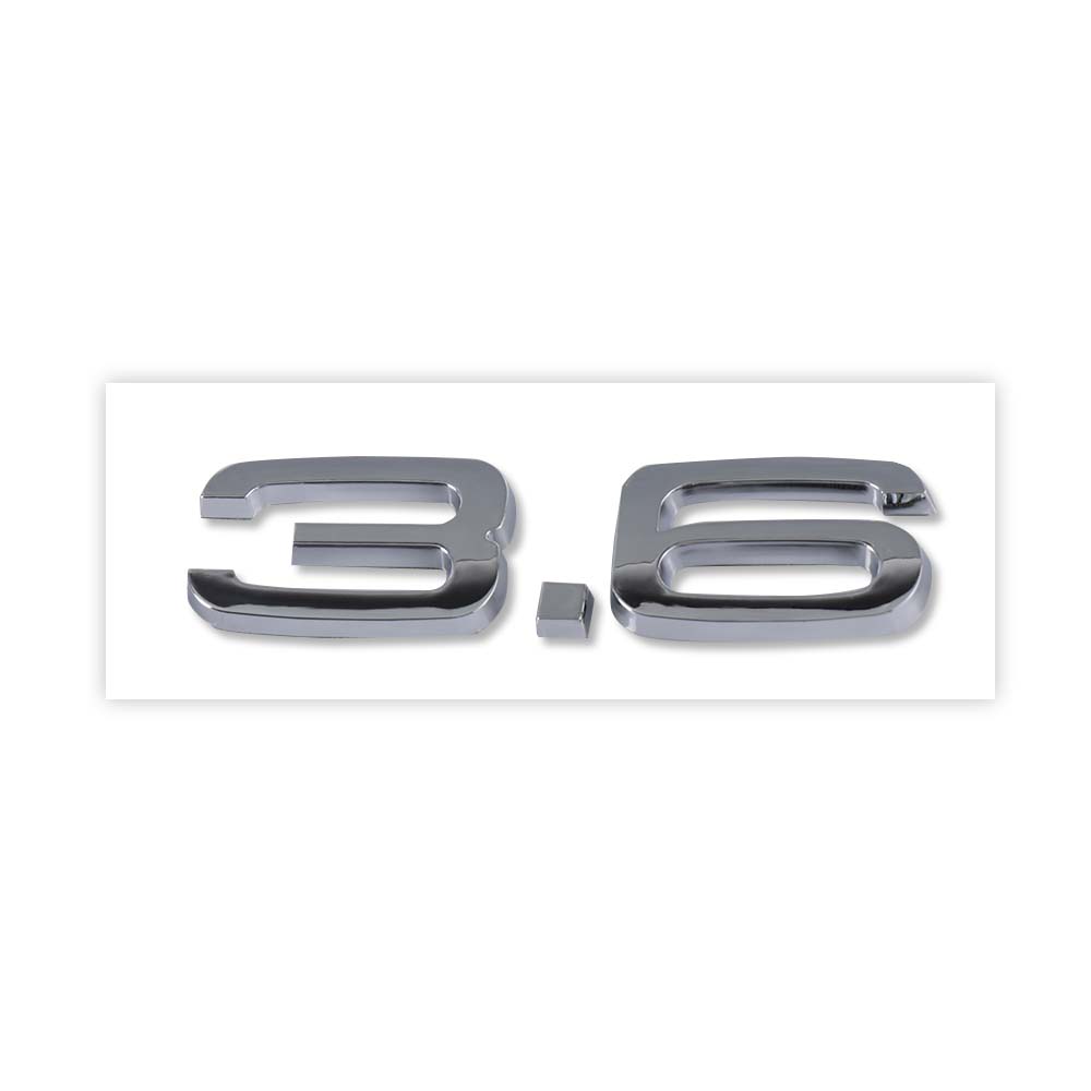 2.4 3.6 4.2 Car Logo Sticker Rear Bumper Trunk Sticker Center Cover For 6hb Sline A1 A2 TT A4 Q1 B5 Q3 Q4 B7 Q8 S2 RS S4 S5 S6 bh6