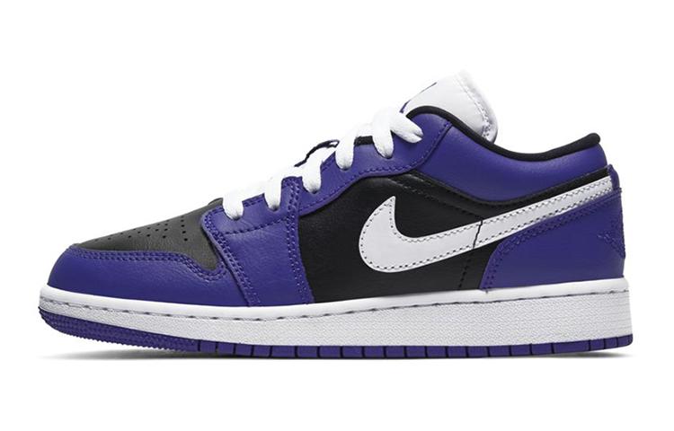 Jordan 1 Low Court Purple Black GS 553560-501 36.5