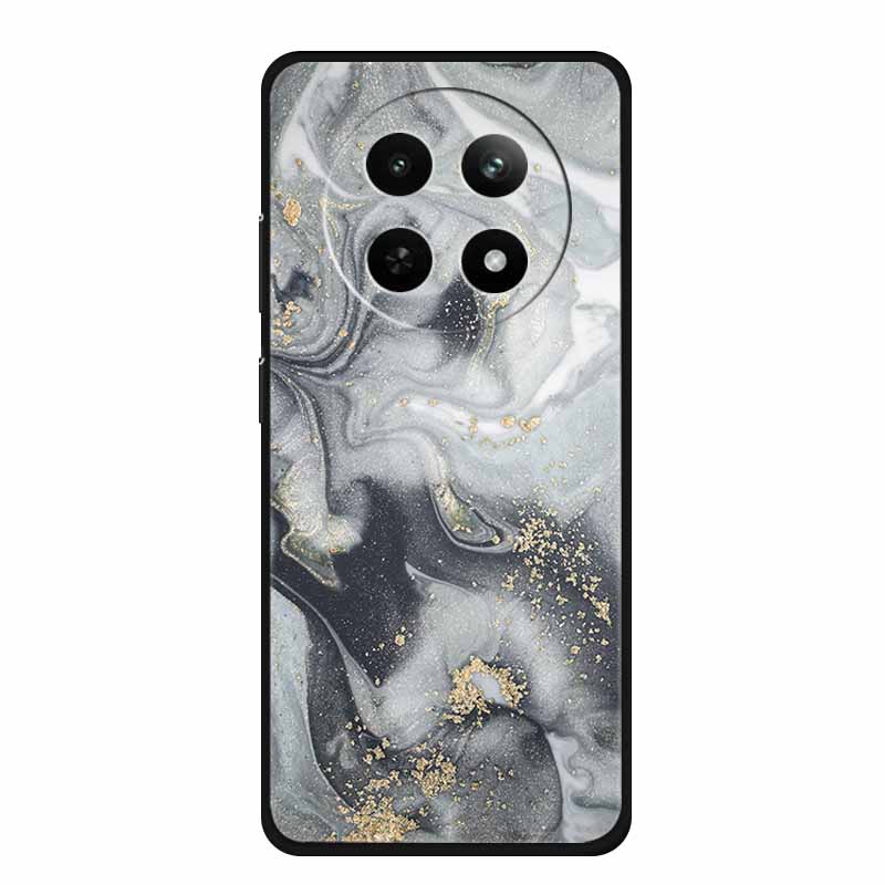 Case For Realme 13 Plus Marble TPU Soft Silicone Back Cover For Realme 13+ Cases Protective Mica Painted Colorful Bumper Capa