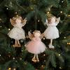 Plush Christmas Tree Hanging Ornaments Fabric Animal Pendants Christmas Tree Hanging  Xmas Party