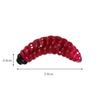 50Pcs Plastic Fishing Lures Artificial Bread Worm Fishing Lure Fake Worms for Bass Trout Freshwater Saltwater