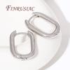 Trendy U Shape Earrings 18K Gold Plated Geometric Hoop Earring Piercing Earring For Women Jewelry Accessories Ladies Party Gifts
