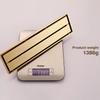 Home Improvement Bathroom Renovation Accessories Rectangular Floor Drains Gold Electroplated Size 300X82MM Hidden Installation