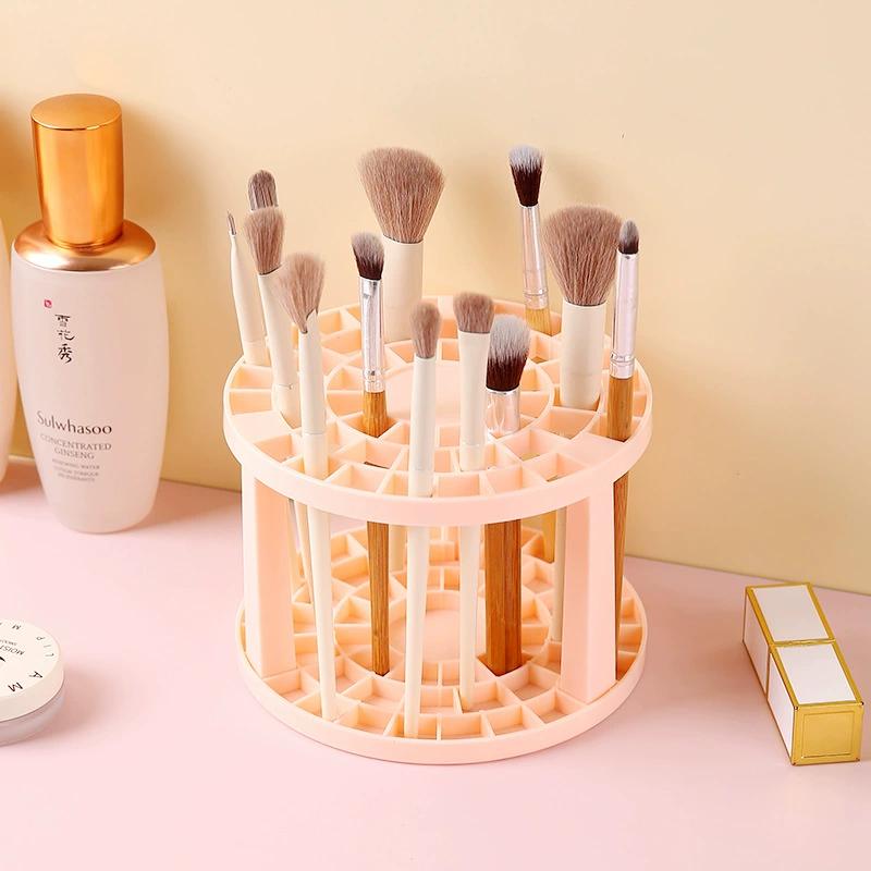 45 Hole Makeup Brush Storage Rack Brush Storage Box Detachable And Washable Circular Makeup Brush Holder Pen Holder