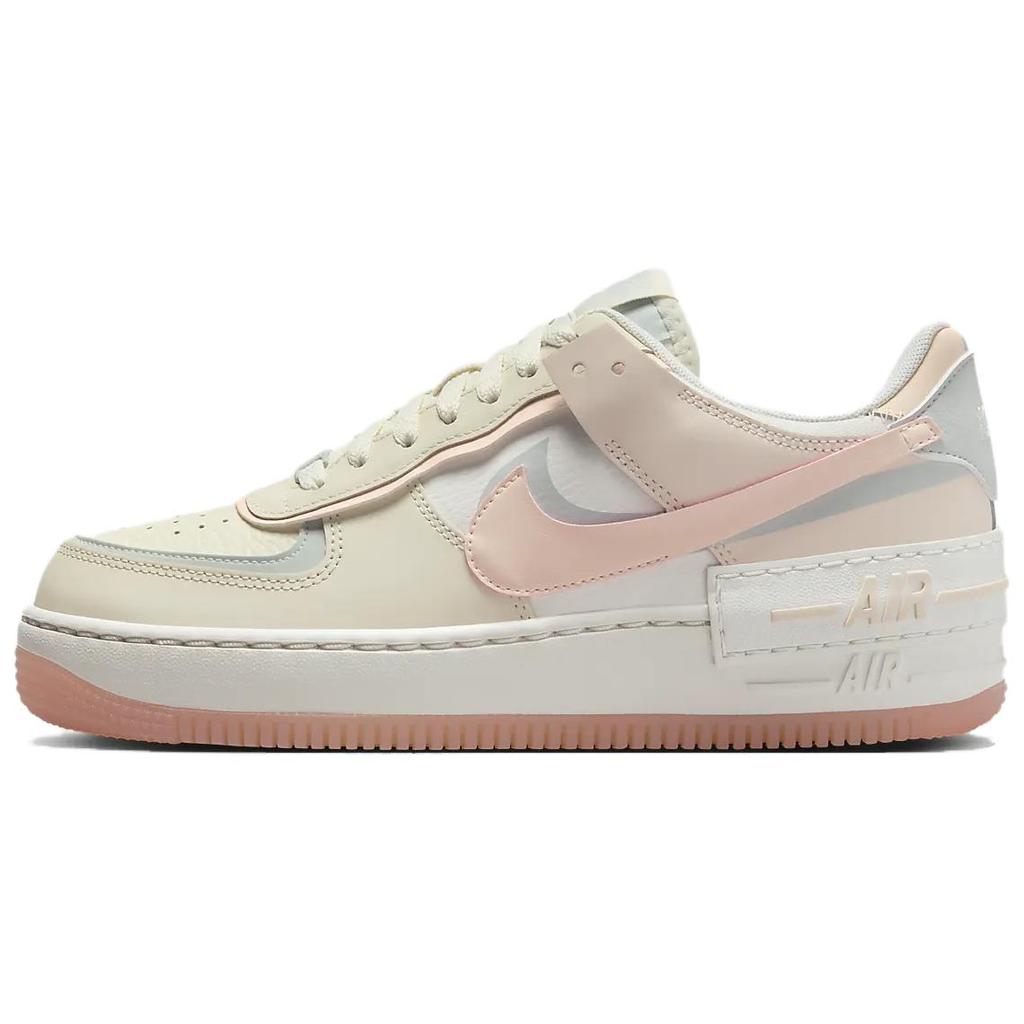 New Nike Air Force 1 Low Shadow Coconut Milk Crimson Tint Women's DZ1847-105