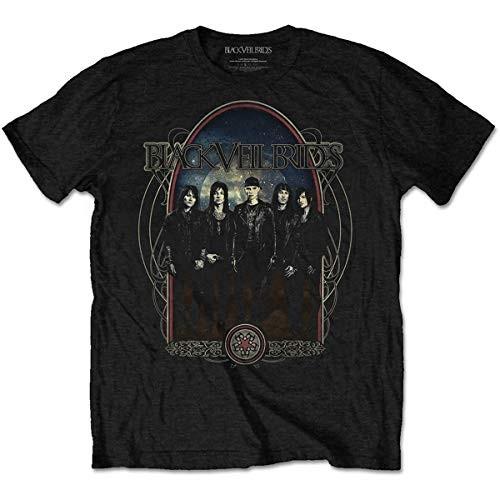 Rockoff Trade Men s Black Veil Brides Ornaments T-Shirt, Xx-Large 3XL