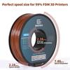 Filament 3D ABS+ - GEEETECH - 1,75mm - 1kg - Couleur marron - Thermoplastique durable