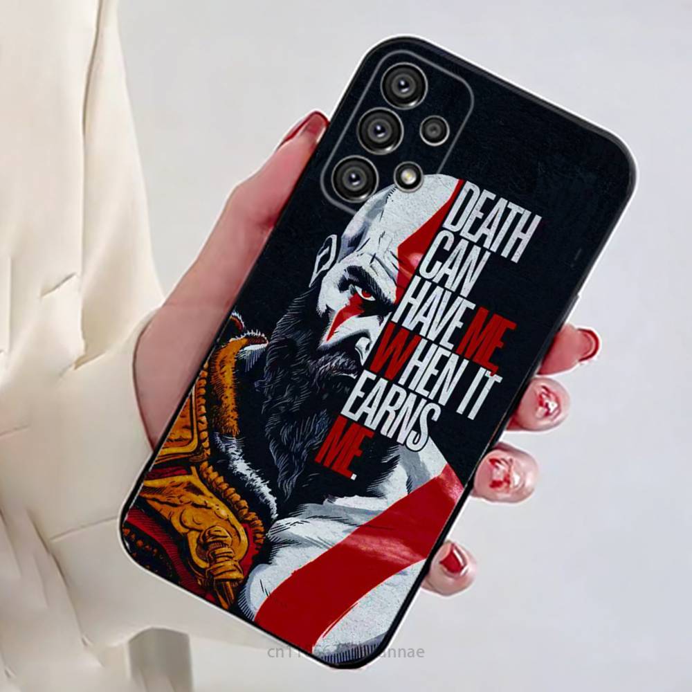 G-God OF War K-Kratos Phone Case For Samsung Galaxy A54,34,24,73,53,52,52S,04S,04E,A72 Cover