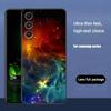 Colorful Space For Samsung Galaxy S23 S24 S25 Ultra S22 Plus S21 Black Soft Case Waterproof Soft Case