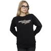 DC Comics Womens/Ladies Wonder Woman Lines Logo Sweatshirt