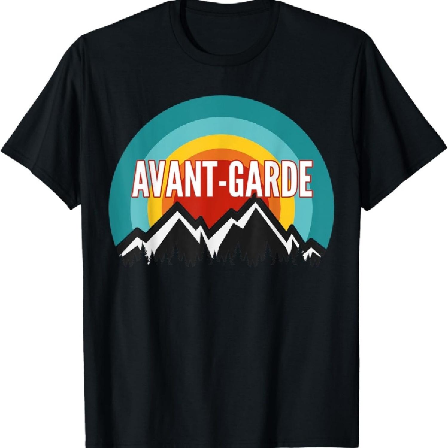 

Avant-garde, Vintage Retro Sunset Design T-Shirt XXXXXL