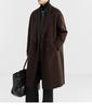 Men's Long Wool/Down Lapel Winter Coat