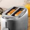 Cecotec Toaster 2 Scheiben Toast&Geschmack 1000 Retro Double Inox: 980 W 2 breite Schlitze von 38 cm und kurz Stahl