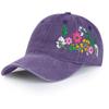 Vintage Blumenmuster Baseballkappe Damen Herren Verstellbarer Sonnenhut Outdoor Reise Sport
