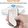 Sindeda For Volkswagen Key Fob Cover With Keychain Soft Full Protection Key Shell Key Case Compatible With VW MK8 Golf/GTI Skoda Octavia (White)