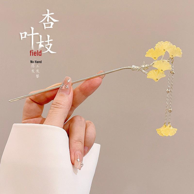 Tassel Flower Hairpin: Elegant Chinese Style Hanfu & Qipao Hair Accessory for Women