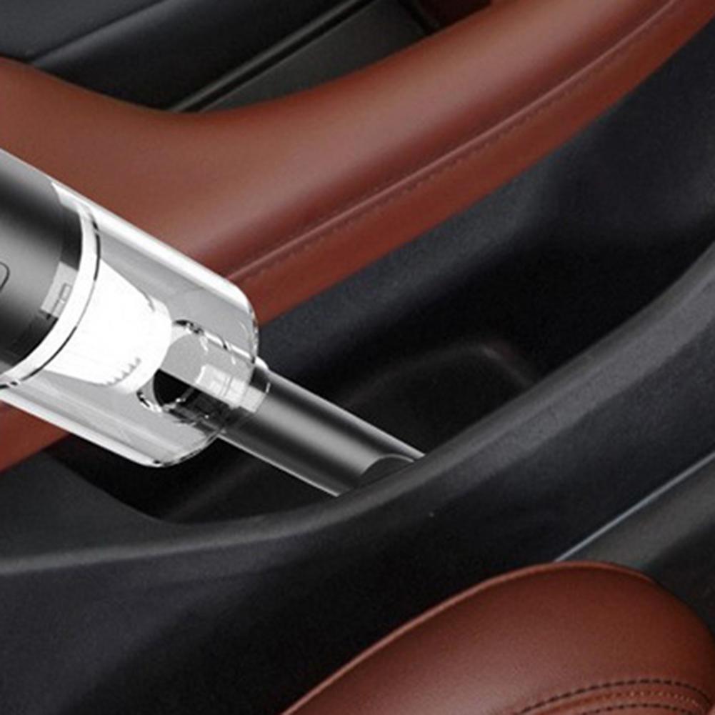 Dust Removal Vacuum Compact Cordless Car Vacuum Cleaner with Strong Suction Power Rechargeable Battery for Detailing Includes 2
