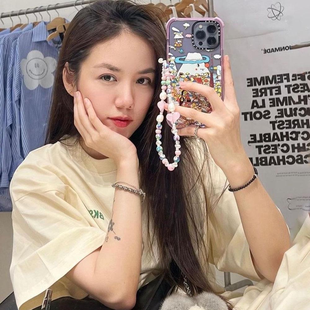 KKBEAD Portable Pendant with High-End Soft Clay Printed Beads for Mobile Phones - Star Style