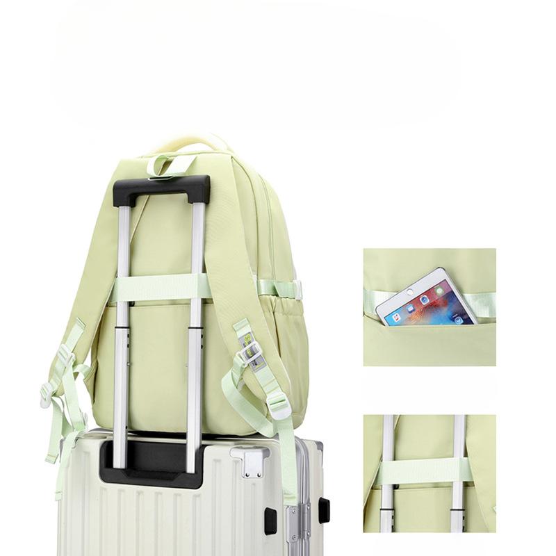 Middle School Students' Schoolbag New Cute Casual Travel Backpack Korean Style Simple Backpack Large Capacity