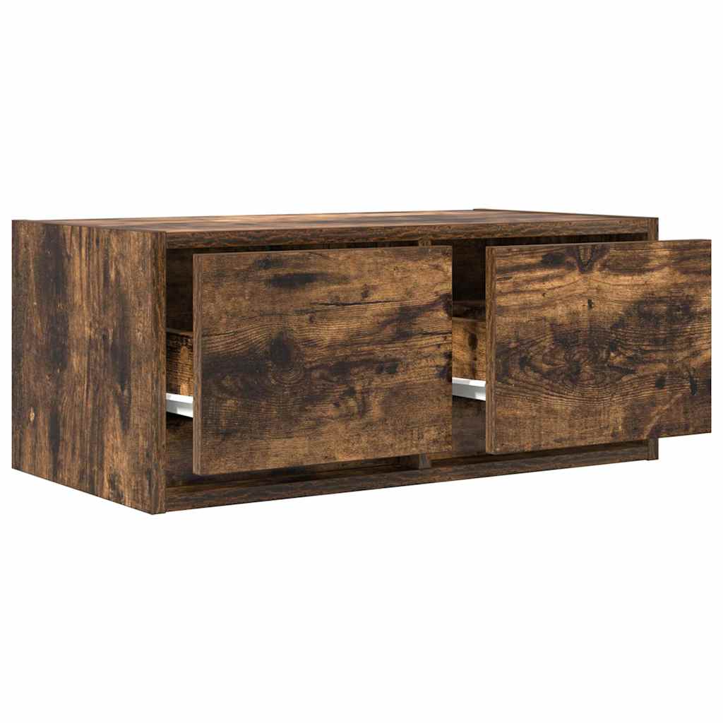 TV Cabinets (2 pcs) Smoked Oak 60 x 31 x 25.5 cm Engineered Wood