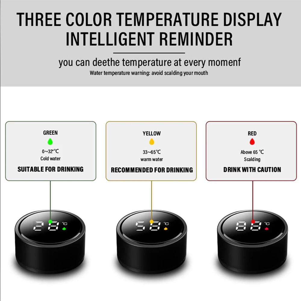 Für Jeep 1 Stück 500ml Auto Edelstahl Smart Thermobecher Anzeige Temperatur Thermosflasche Für Jeep Wrangler Patriot Compass Rubic