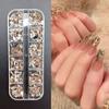 Nail Art Accessories Mini Nail Drills Color Special-Shaped Flat Bottom Drills White Pink Champagne Super Flash Nail Accessories