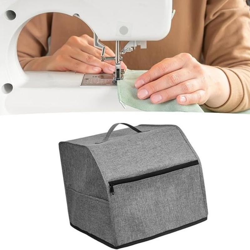 Multifunctional Serger Machine Cover with Useful Pockets for Storing Sewing Supplies